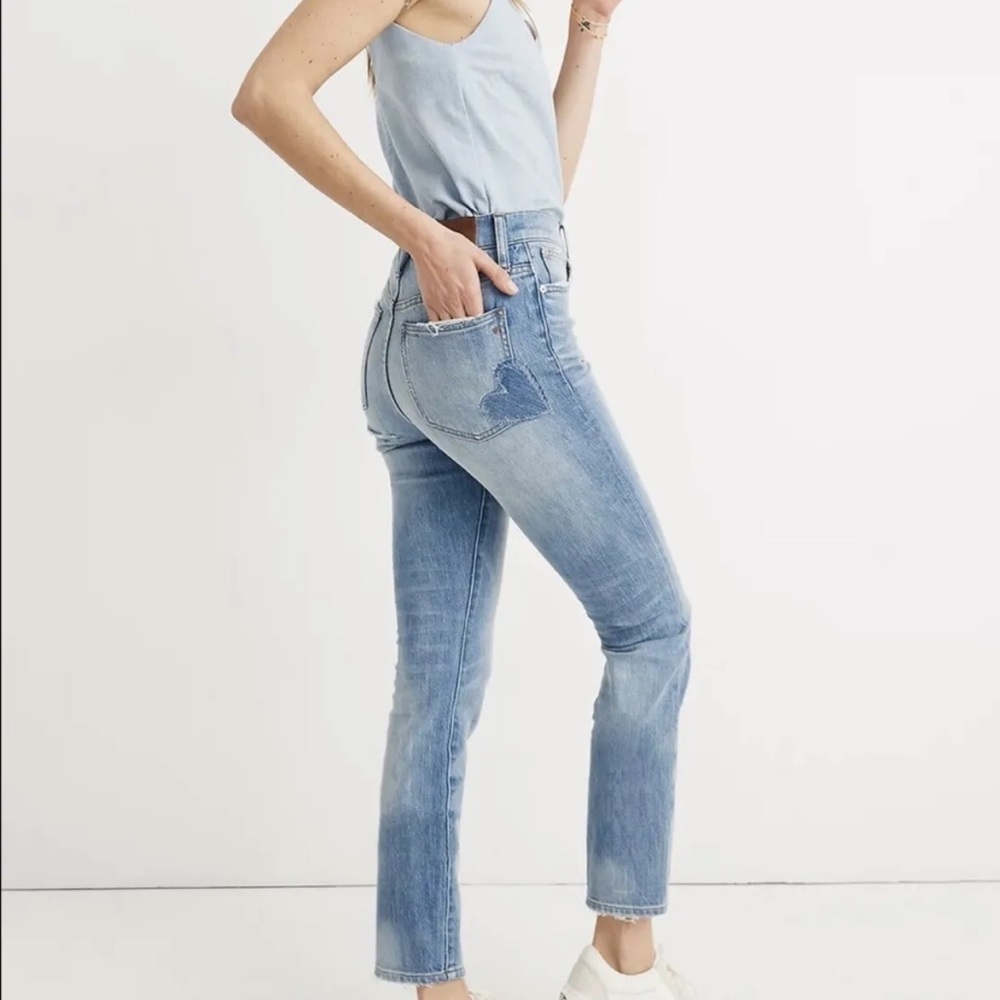 Madewell The Perfect Vintage Jean: Heart Patch Edition sz 29